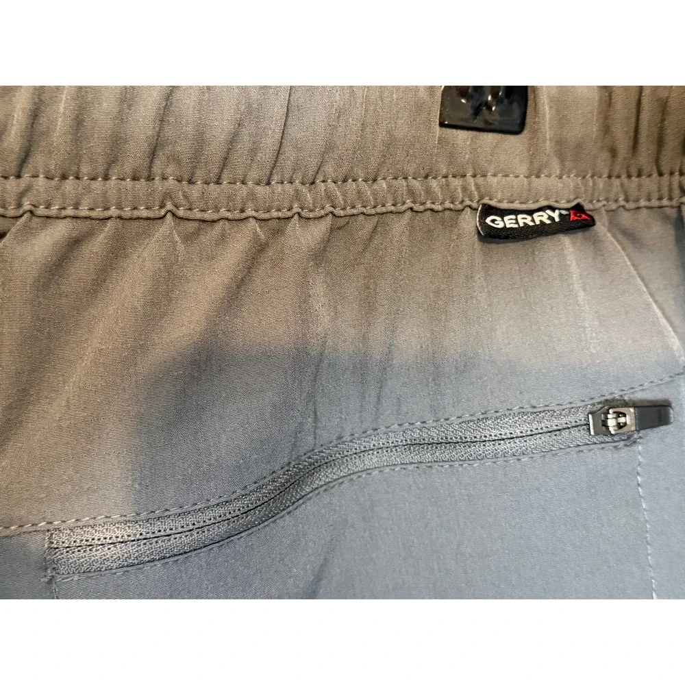 Gerry Shorts XL Gray Mens Athletic Hiking Stretch Cargo Pockets Gorpcore Utility